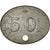 Algeria, Mines de Taghit, 50 Centimes, n.d., EF(40-45), Zinc