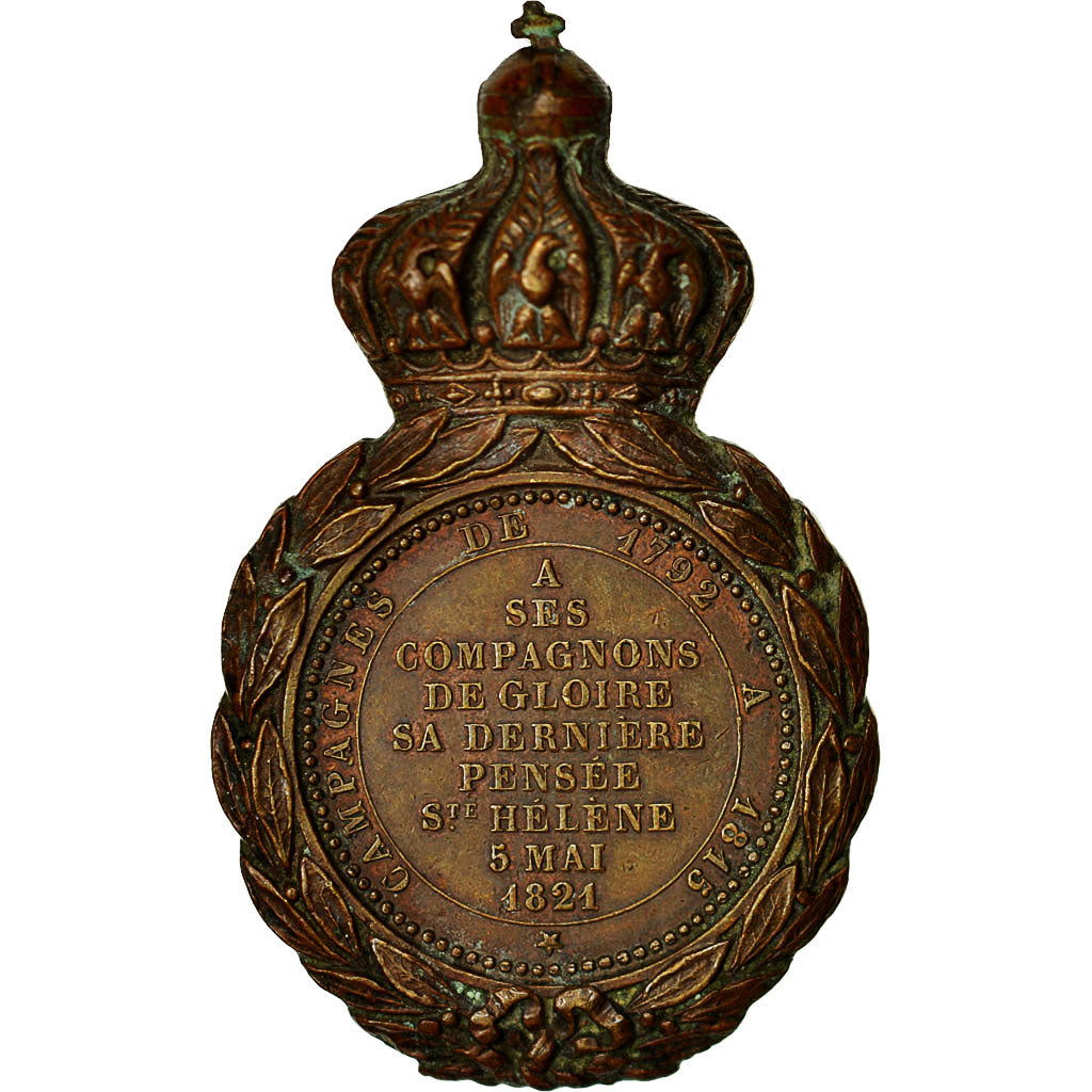 France, Médaille de Saint Hélène, Médaille, 1857, Good Quality, Bronze, 32