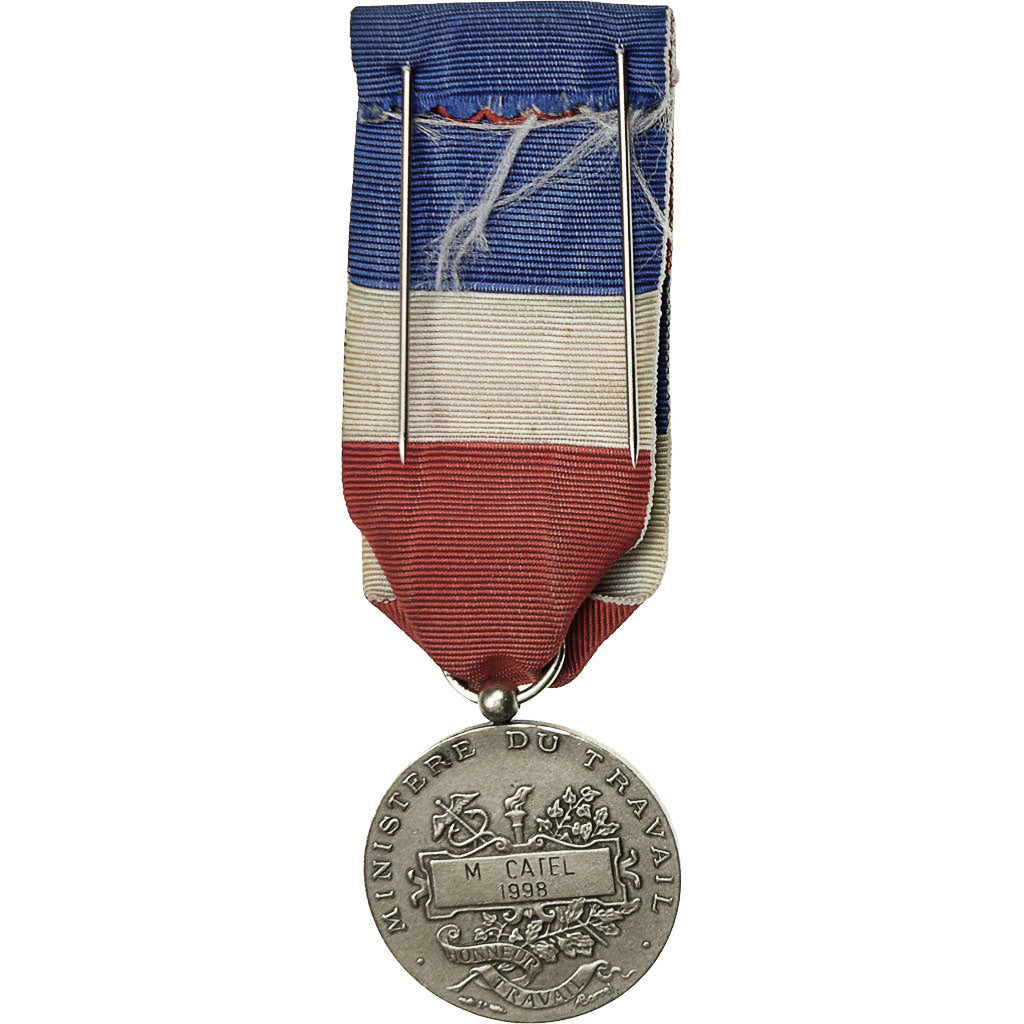 France, Médaille d'honneur du travail, Médaille, 1998, Excellent Quality