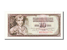 Banconote, Iugoslavia, 10 Dinara, 1968, FDS