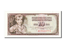 Geldschein, Jugoslawien, 10 Dinara, 1968, UNZ