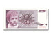 Biljet, Joegoslaviëe, 50 Dinara, 1990, NIEUW