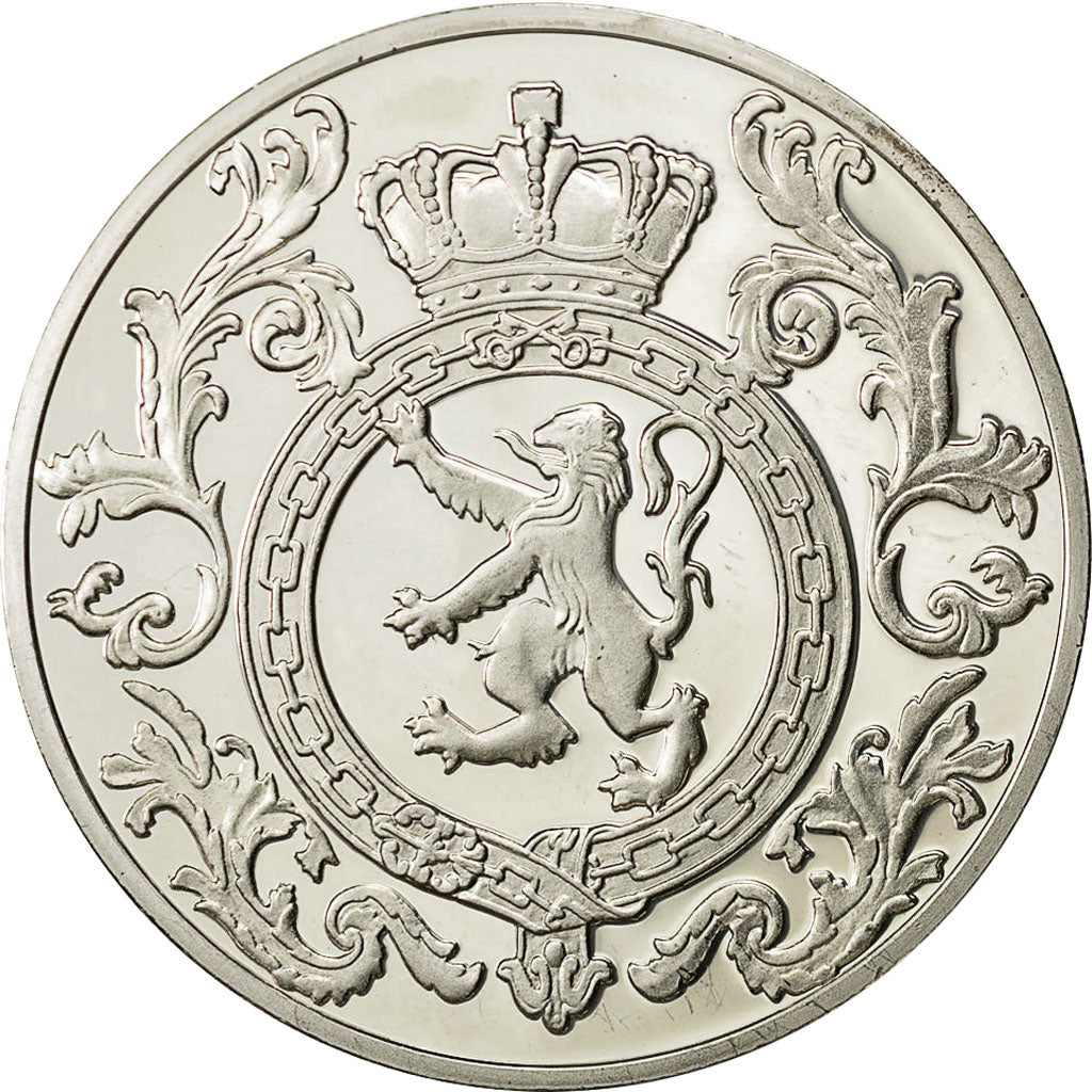 Belgien, Medaille, Baudouin, Roi des Belges, UNZ+, Silber