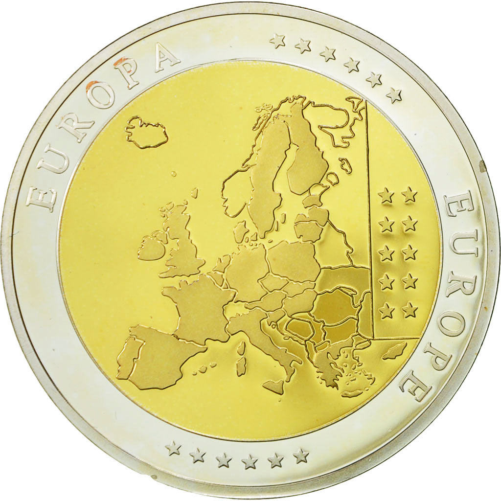 Malta, medaglia, L'Europe, Auberge de Castille, 2008, SPL+, Argento