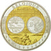 Belgio, medaglia, L'Europe, Jonction Nord-Midi, 2002, SPL+, Argento