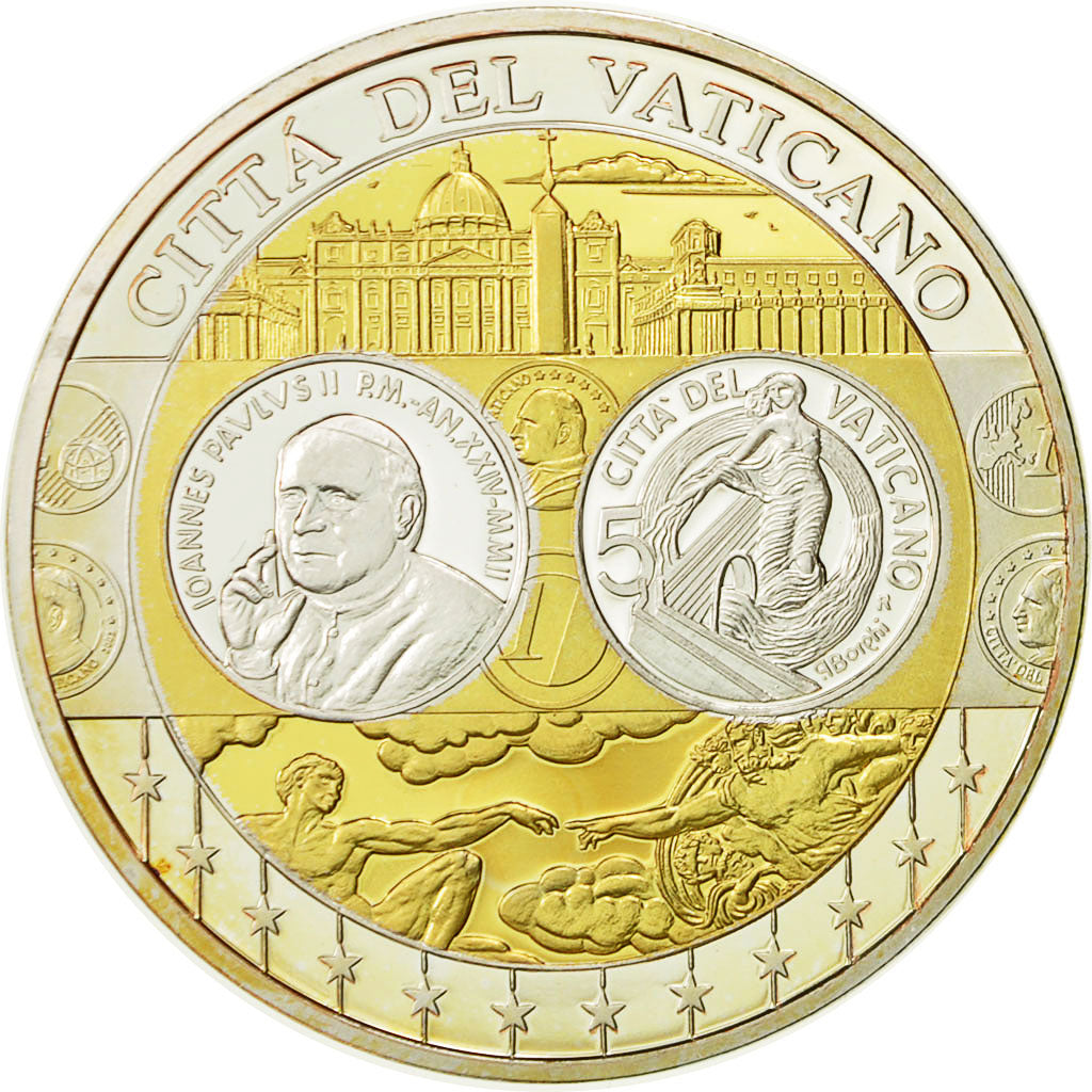 Vaticano, medaglia, L'Europe, Jean-Paul II, 2004, SPL+, Argento
