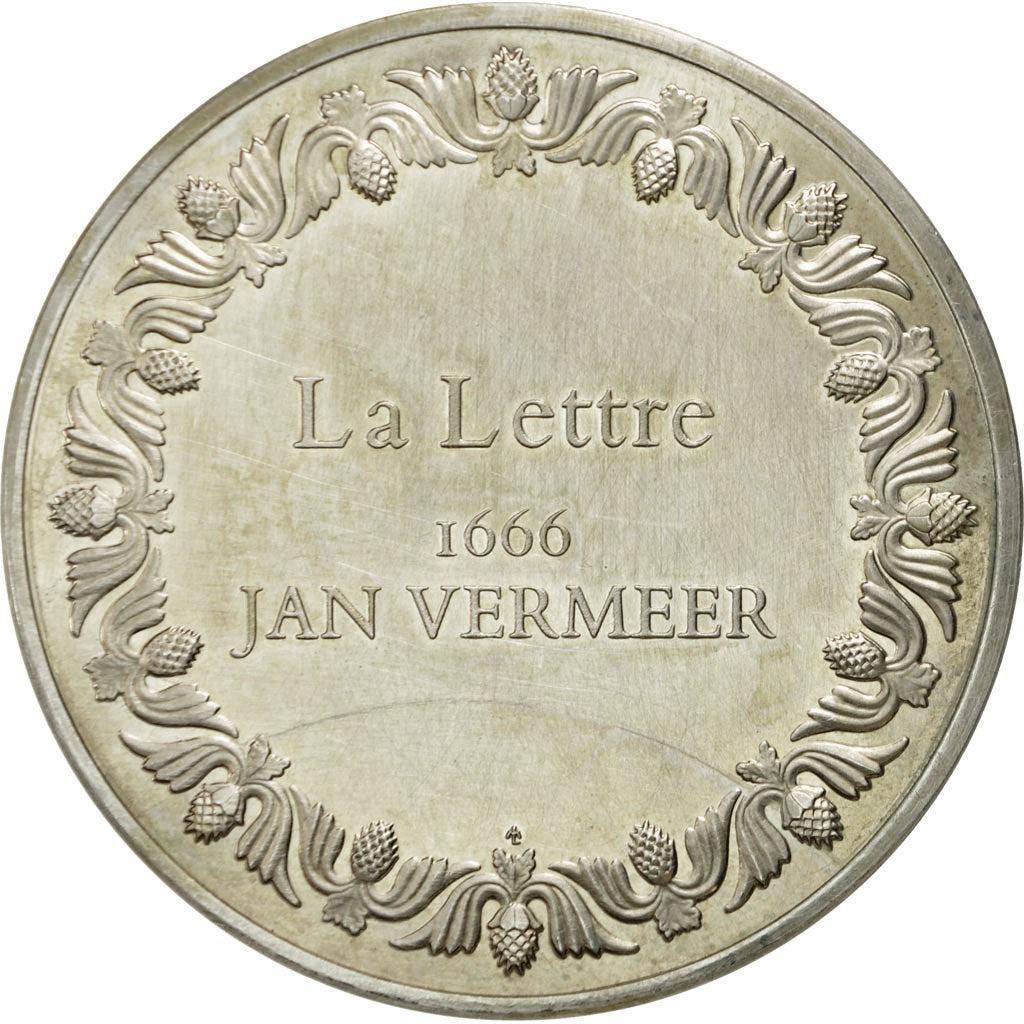 France, Medal, La Lettre, Jean Vermeer, MS(60-62), Silver