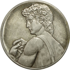 Frankreich, Medaille, David, Michel-Ange, VZ+, Silber
