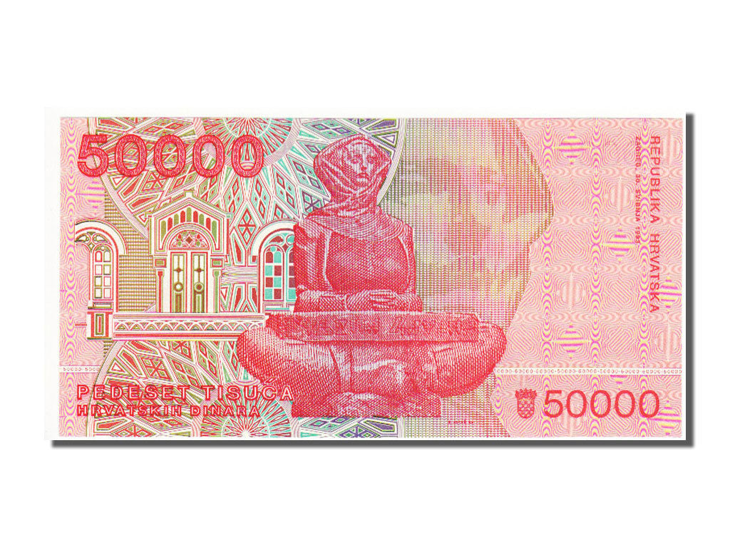 Banknote, Croatia, 50,000 Dinara, 1993, UNC(65-70)