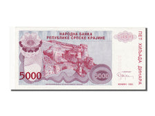Banknote, Croatia, 5000 Dinara, 1993, UNC(65-70)