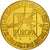 France, Medal, 1er Janvier 1999, Euro Parité, EUROPA, MS(65-70), Gilt Bronze