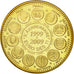 France, Medal, Xème Anniversaire "Euro des 11", 2009, MS(65-70), Gilt Bronze