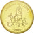 France, Medal, Xème Anniversaire "Euro des 11", 2009, MS(65-70), Gilt Bronze
