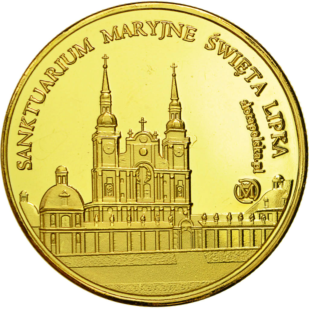 Polska, Medal, Sanctuaire Maryjne, Swieta Lipka, MS(65-70), Stop miedzi