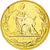 France, Medal, Ecu Europa, Europe Assise, 1982, Rodier, MS(65-70), Gilt Bronze