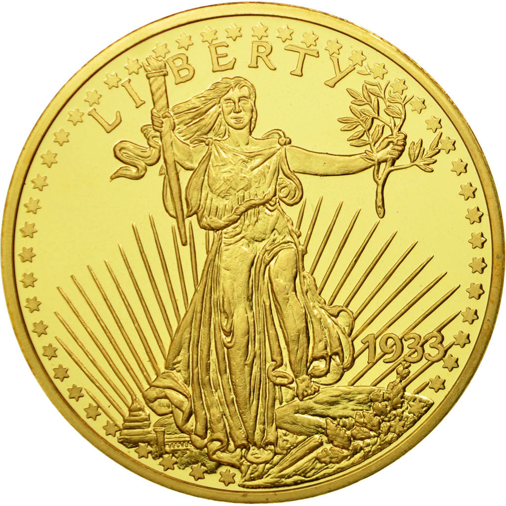 United States of America, Medal, Reproduction Twenty Dollars Liberty, MS(65-70)