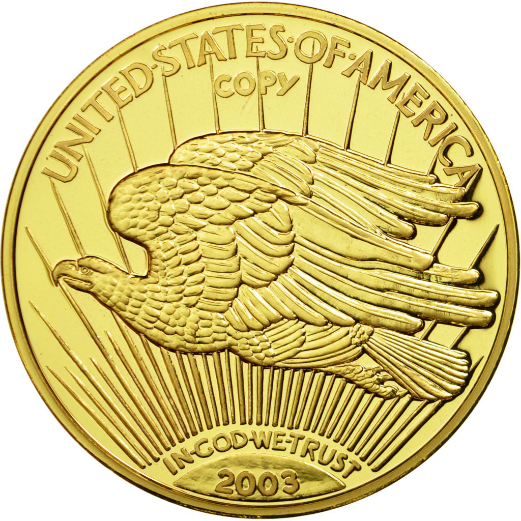 United States of America, Medal, Reproduction Twenty Dollars Liberty, MS(65-70)