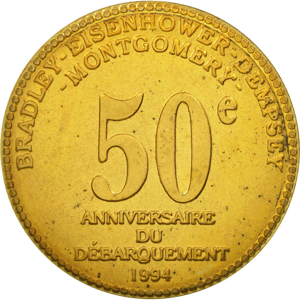 France, Medal, Opération Overlord, 50ème Anniversaire du Débarquement, 1994