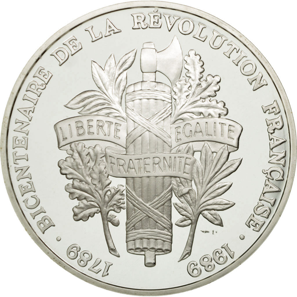France, Medal, Louis XVI, Bicentenaire de la Révolution Française, MDP