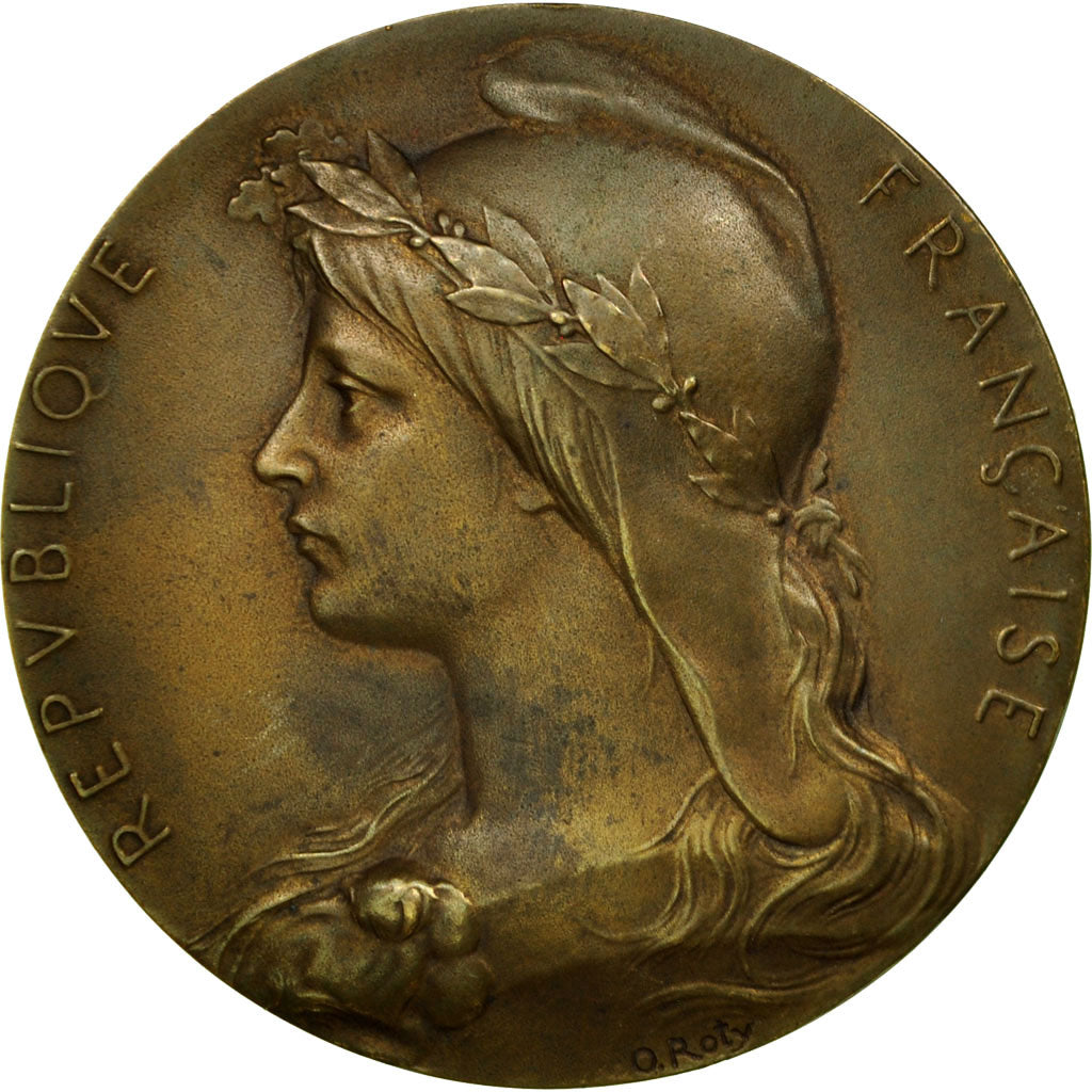 France, Médaille, Marianne, Offert par Léon Meyer, Député-Maire du Havre