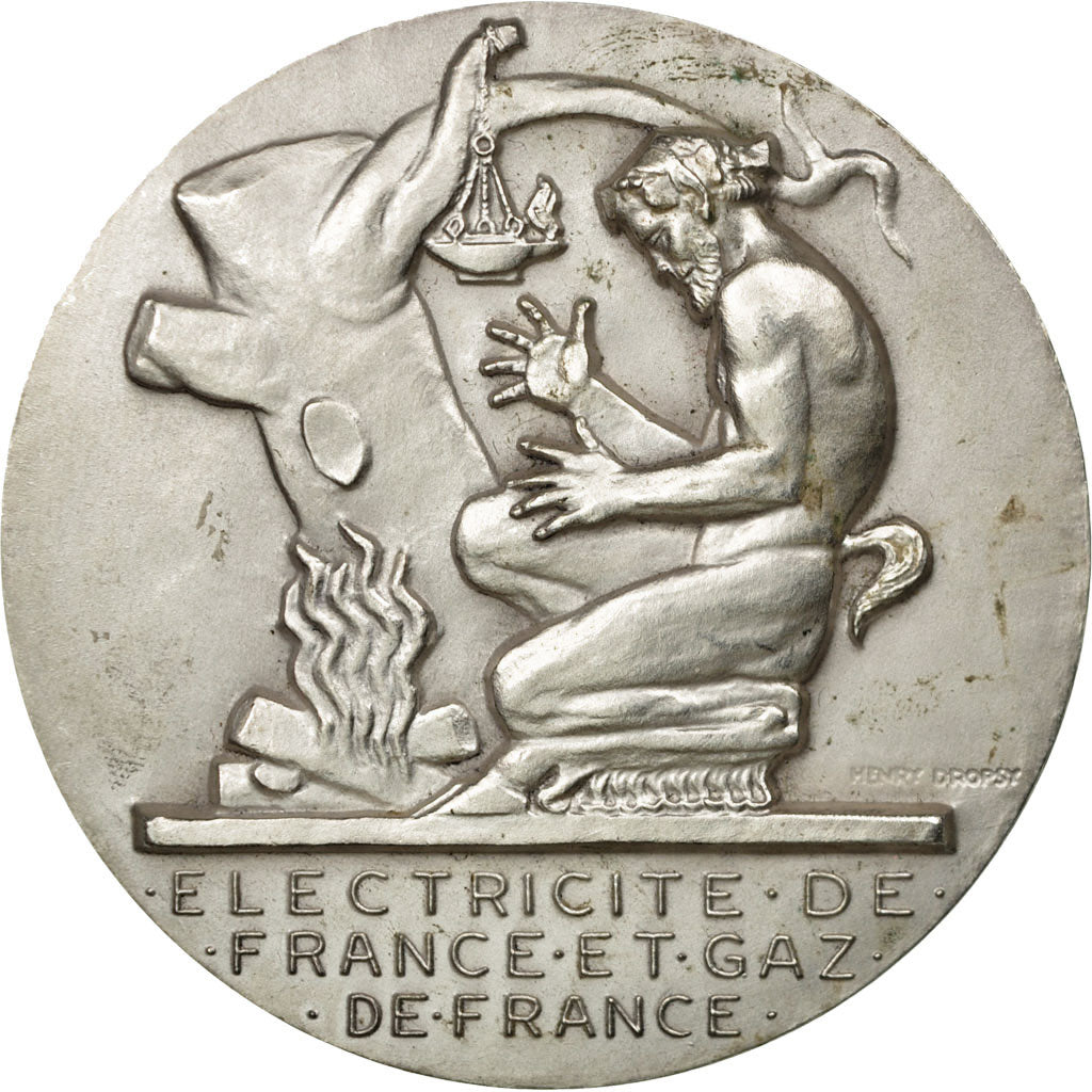 France, Medal, Électricité de France et gaz de France, Dropsy, MS(60-62)