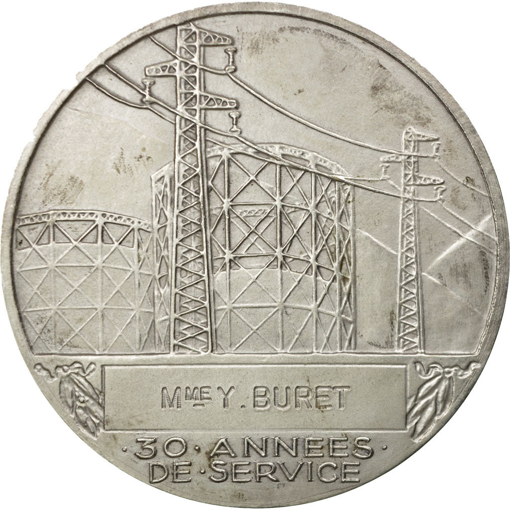 France, Medal, Électricité de France et gaz de France, Dropsy, MS(60-62)