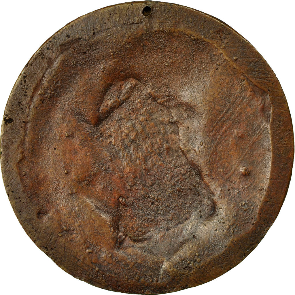 Frankrijk, Medaille, Armand Abbé de la Trappe, Uniface, 1675, Bronzen, ZF+