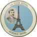 France, Medal, Monuments de Paris, La Tour Eiffel, MS(65-70), Copper-Nickel Gilt