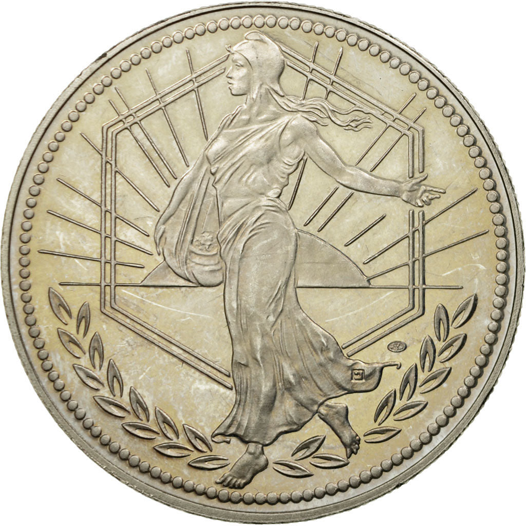 France, Medal, L'Europe, La Semeuse, 2001, MS(65-70), Copper-nickel