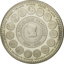 France, Medal, L'Europe des XXVII, Veme République, 2008, MS(65-70)