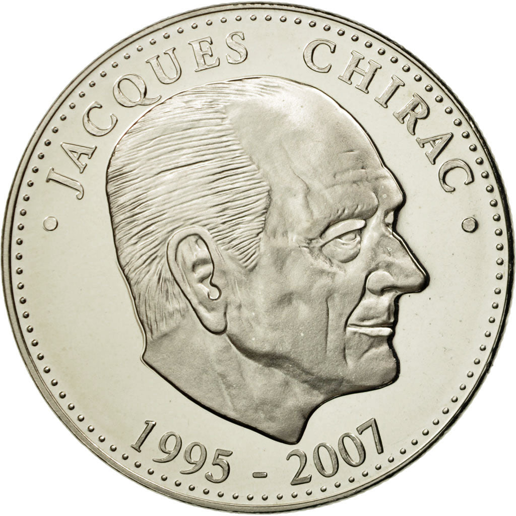 France, Medal, Les Présidents de la République, Jacques Chirac, MS(65-70)