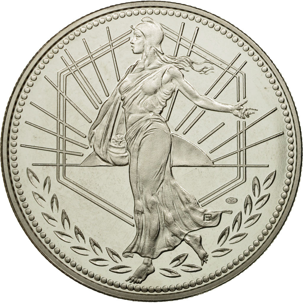 France, Medal, L'Europe, La Semeuse, 2001, MS(65-70), Copper-nickel