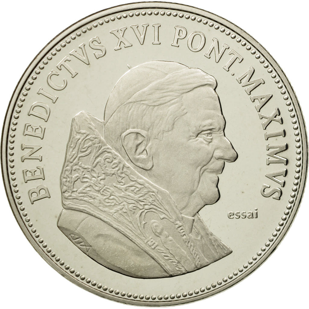 Vatican, Medal, Benoit XVI, MS(65-70), Copper-nickel