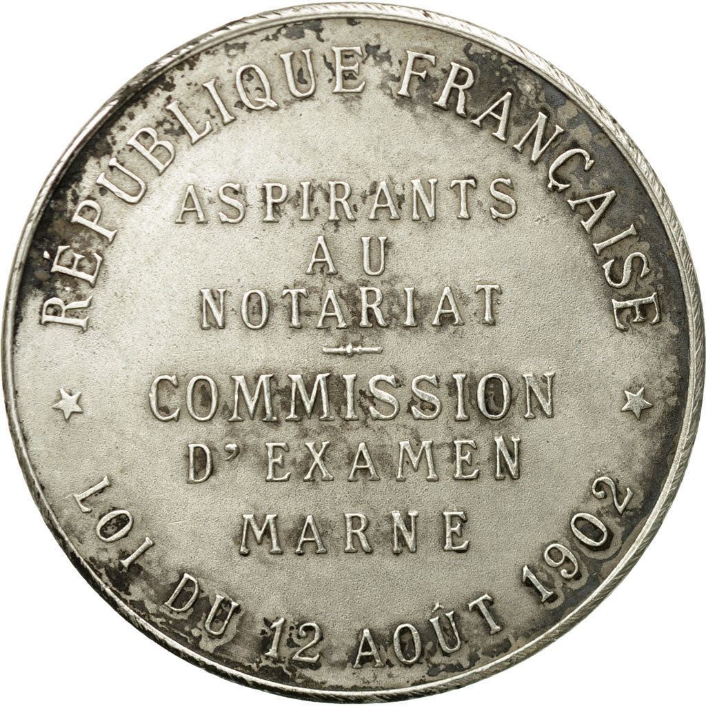 Francia, Token, Notaires, Aspirants au Notariat, Commission d'Examen (Marne)