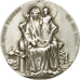 France, Medal, Education, Cours Normal, Reims, 1913, MS(60-62), Silver