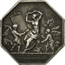 France, Jeton, Manufacture Royale des Glaces de St Gobain, 1830, Argent, TTB