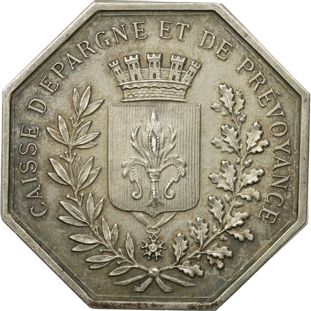 France, Jeton, Caisse d'épargne et de prévoyance de Lille, SUP, Argent