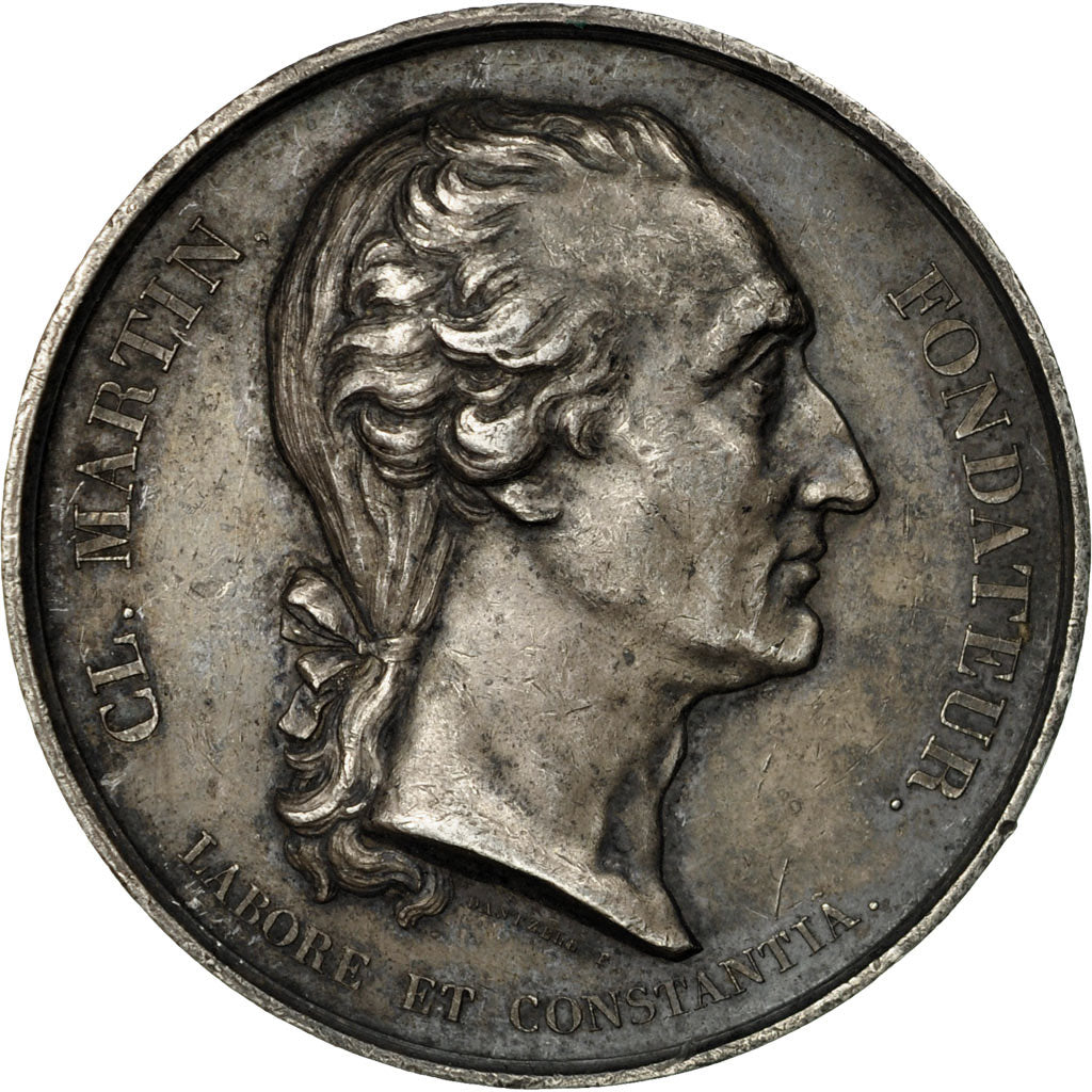 France, Medal, Deuxième République, Major Martin, Ecole de la Martinière