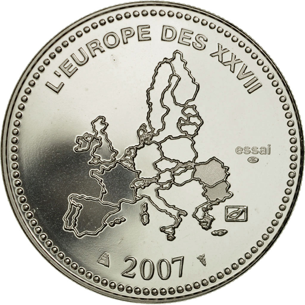 Frankreich, Medaille, L'Europe des XXVII, La Slovénie entre dans l'Euro, UNZ+