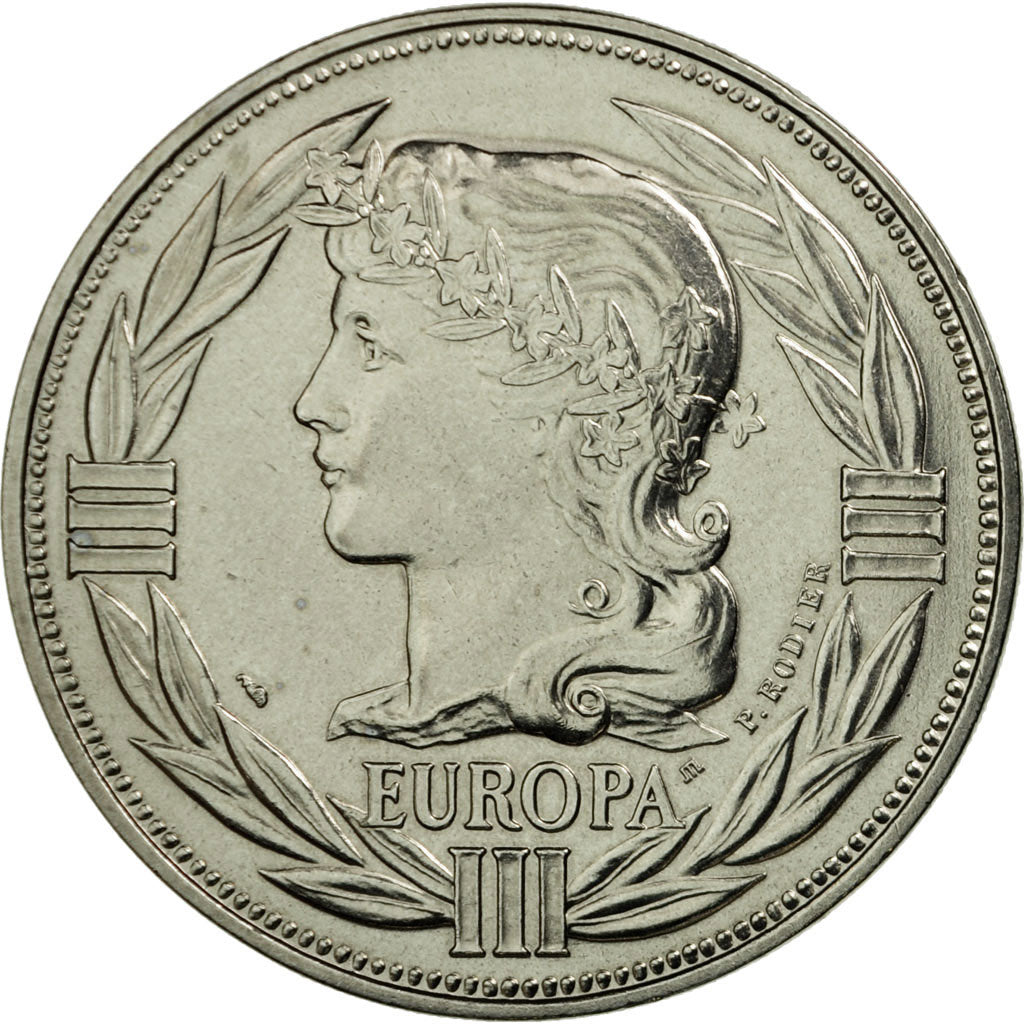 Francia, medalla, Ecu Europa, Marianne, 1988, Rodier, FDC, Cobre - níquel