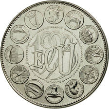 Francja, Medal, Ecu Europa, Marianne, 1993, Rodier, MS(65-70), Miedź-Nikiel