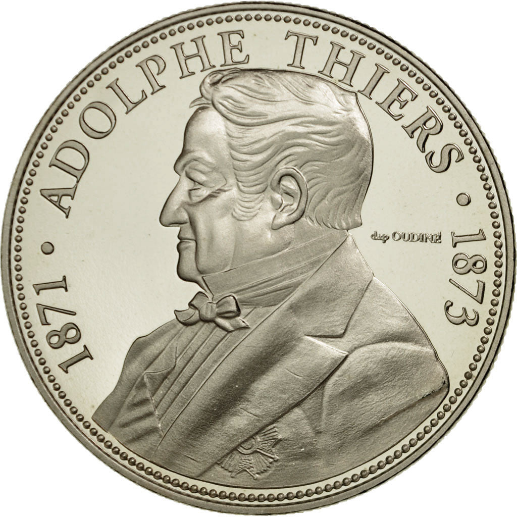 France, Medal, Les Présidents de la République, Adolphe Thiers, Oudiné