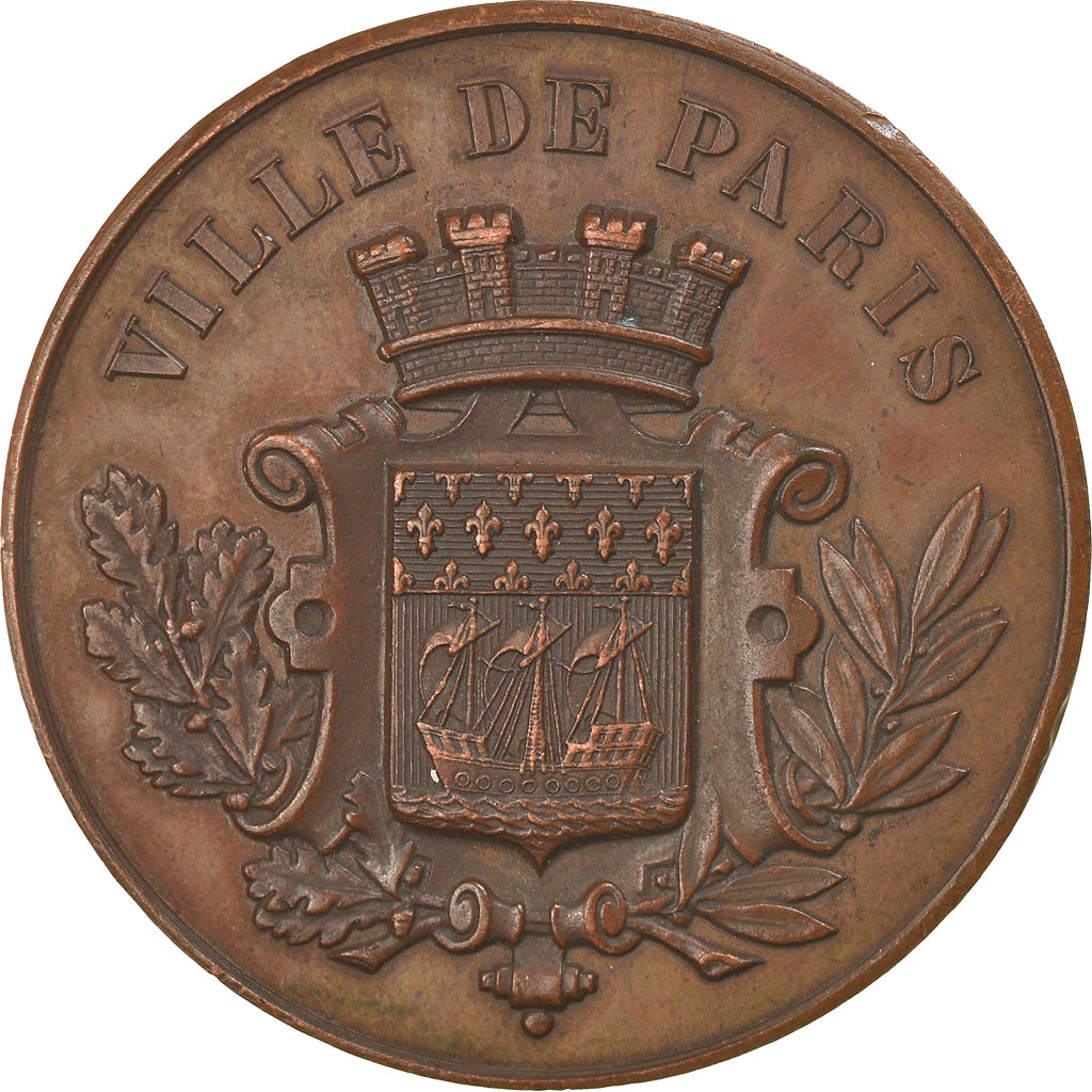 France, Medal, Caisse des Ecoles du 3ème Arrondissement de Paris, Arts &