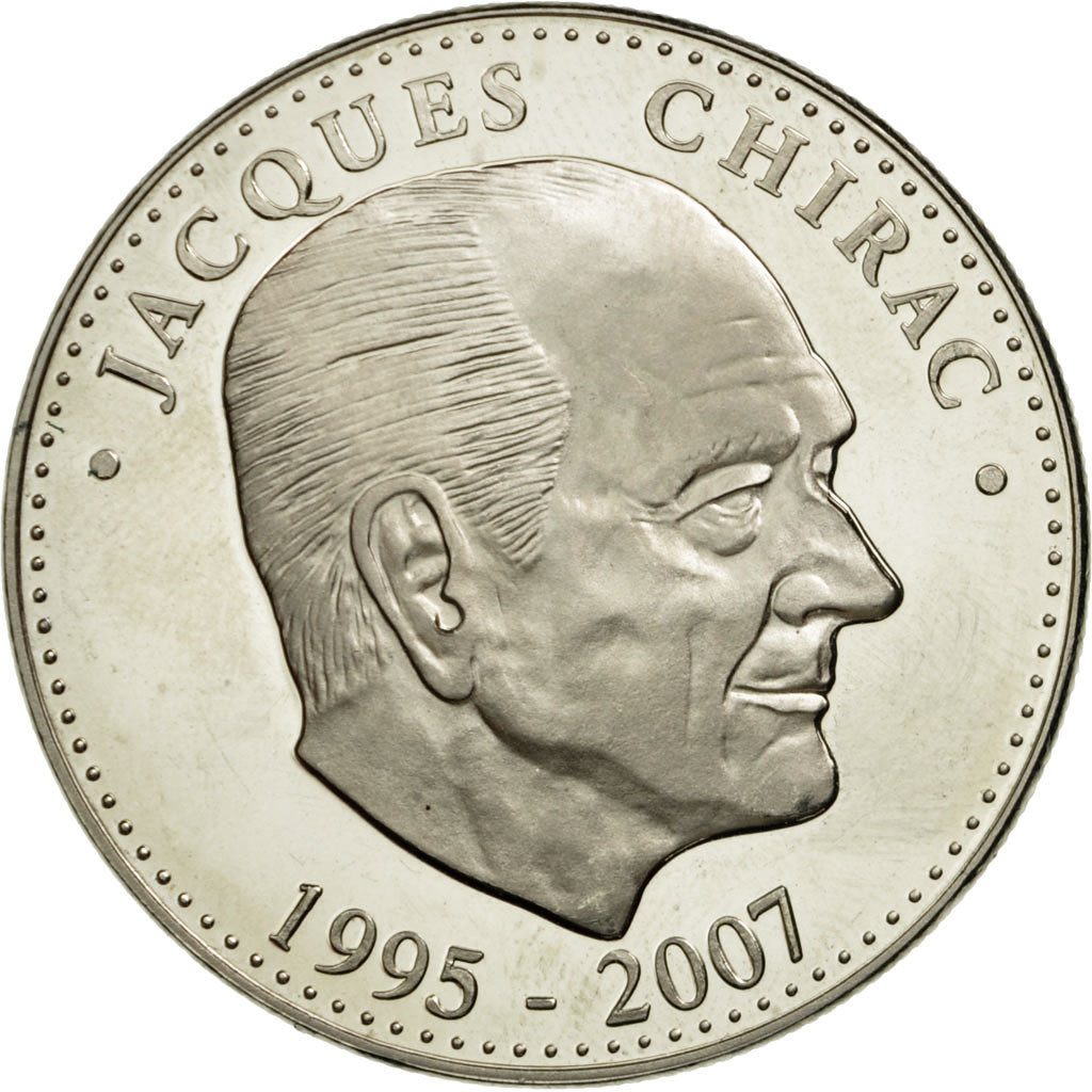 France, Medal, Les Présidents de la République, Jacques Chirac, MS(65-70)