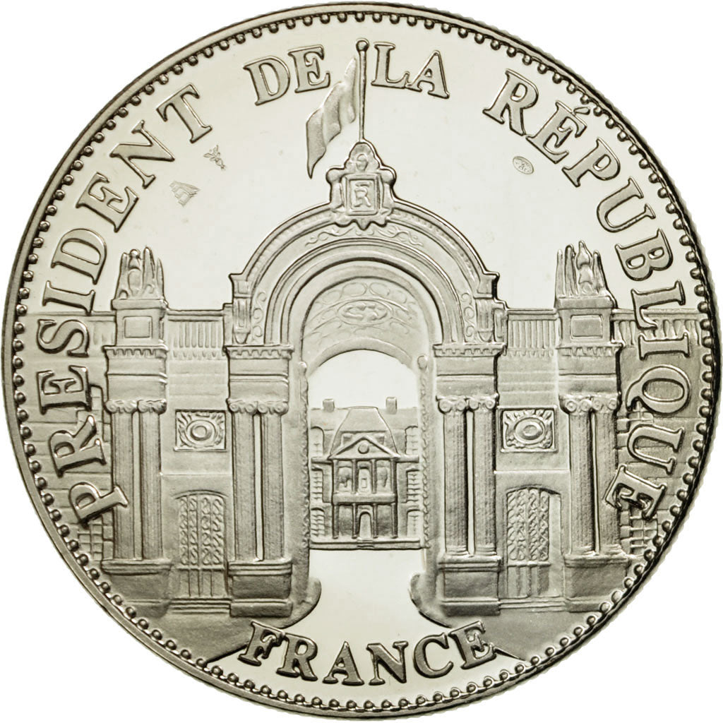 France, Medal, Les Présidents de la Vème République, MS(65-70), Copper-nickel