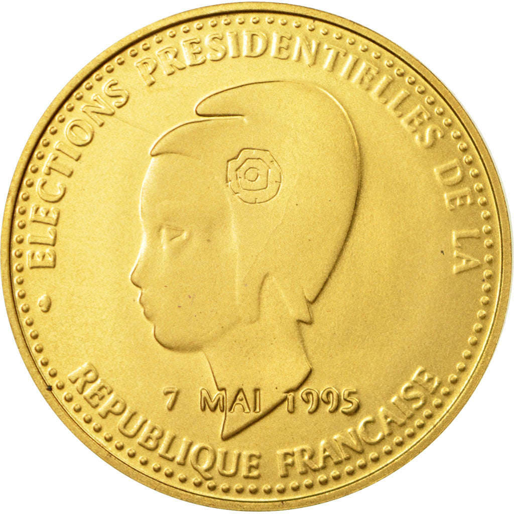 Frankreich, Medaille, Jacques Chirac, Elections Présidentielles, STGL