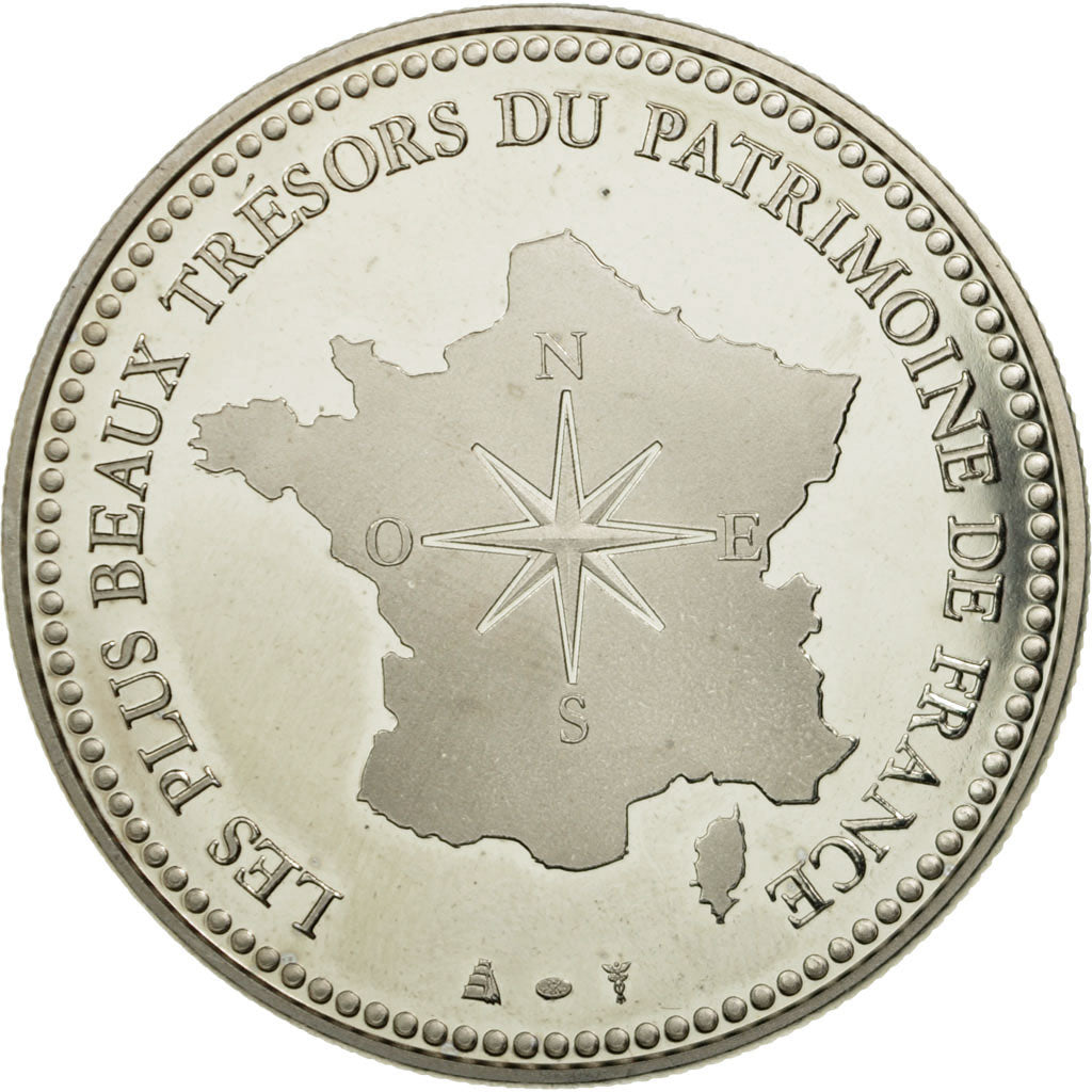 France, Médaille, Le Mont Saint-Michel, FDC, Copper-nickel