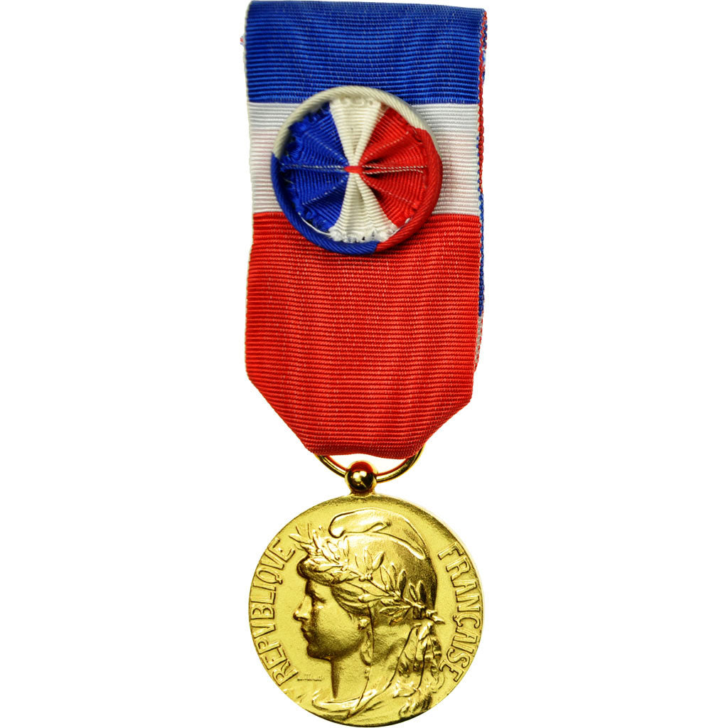Frankreich, Médaille d'honneur du travail, Medaille, 2007, Uncirculated, Gilt