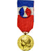 Frankreich, Médaille d'honneur du travail, Medaille, 2007, Uncirculated, Gilt