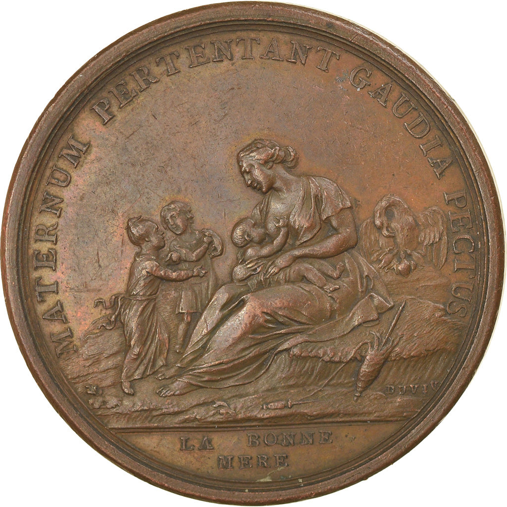 France, Médaille, Elie de Beaumont, Fête des Bonnes Gens, Seigneurie de Canon